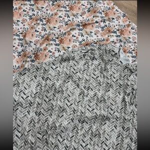 Copper Pearl large 2 swaddle blankets